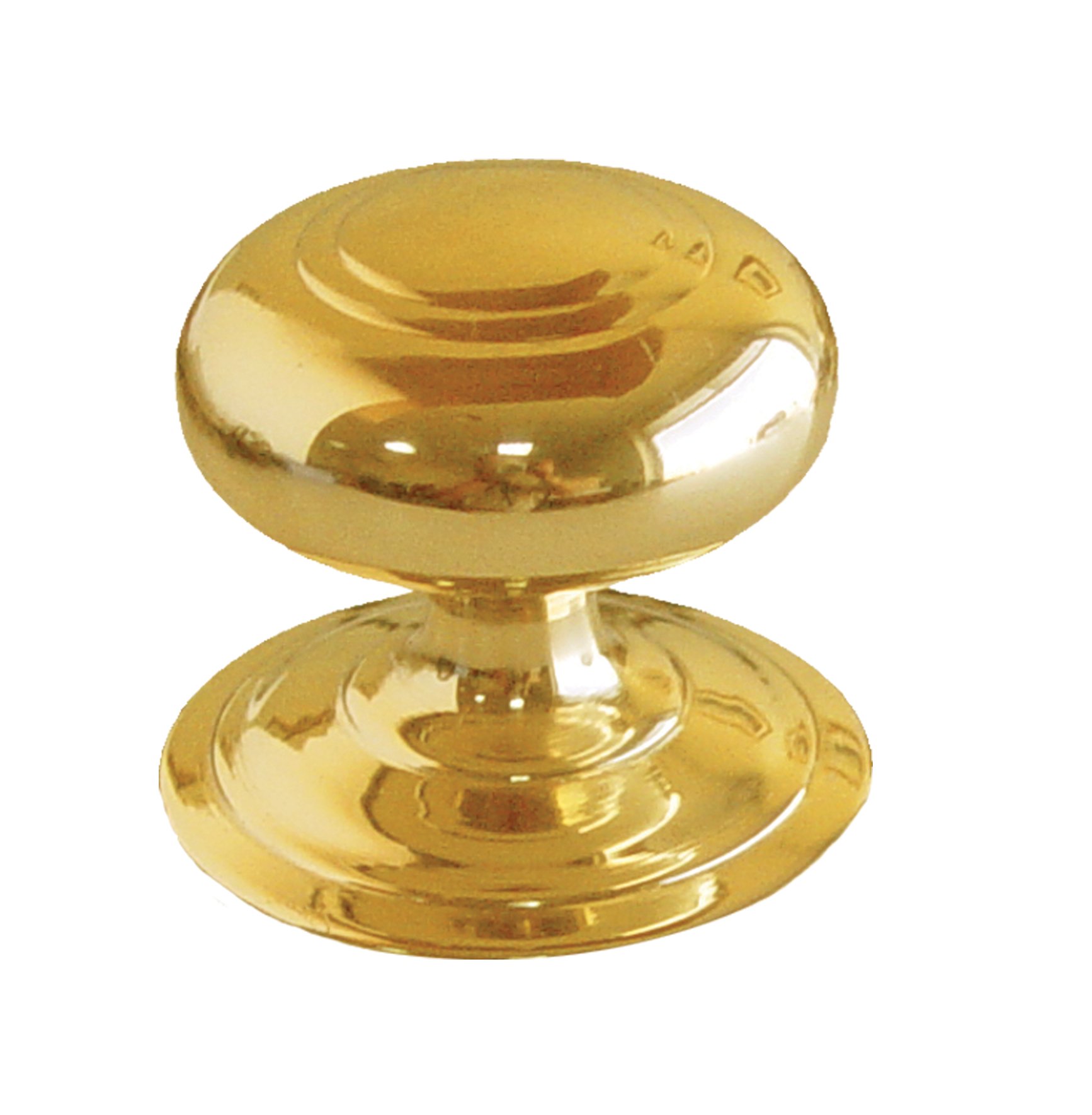 Imex The Fox 76003 Knob Plate Fixed Brass Brightness, 65 x 80 mm)
