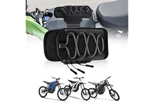 URLWALL Storage Frame Bag For Sur-ron LBX/Tuttio Soleil 01/Ultra Bee/Segway/Talaria Sting/E Ride Pro S SS SR, Dirt Bike Front Frame Bag Arm Strap Bag Battery Cover Bag for Mobile Phone, Card, Earphone