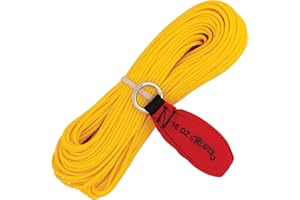 Weaver Arborist Throw Line and Weighted Throw Bag Kit, 150 ft Polyethylene Tree Climbing Rope 16 oz Throw Weight Set, Handcra