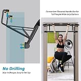 JX FITNESS Door Frame Pull Up Bar with Padded Handles Foldable No Drilling view 2