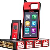 Autel KM100E OBD2 Scanner: Portable Lite IM508S IM608 II for Mobile Techs | 60s Setup &amp; NO IP Limit, Lifetime Free Updates, VCI V200 BT Connection, 10X Faster Hardware &amp; Auto Scan 2.0 for 700+ Models