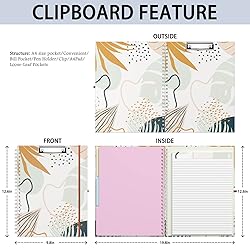 Rimilak Spiral Clipboard Folio with Refillable