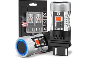 AINOSEIN 3156 3157 LED Bulb Red for Brake Light with 3570 Chips(Brighter Than 3030) CANBUS Error Free Anti Hyper Flash with Built in Resistor Turbofan for Stop Tail Light, Not For CK Socket