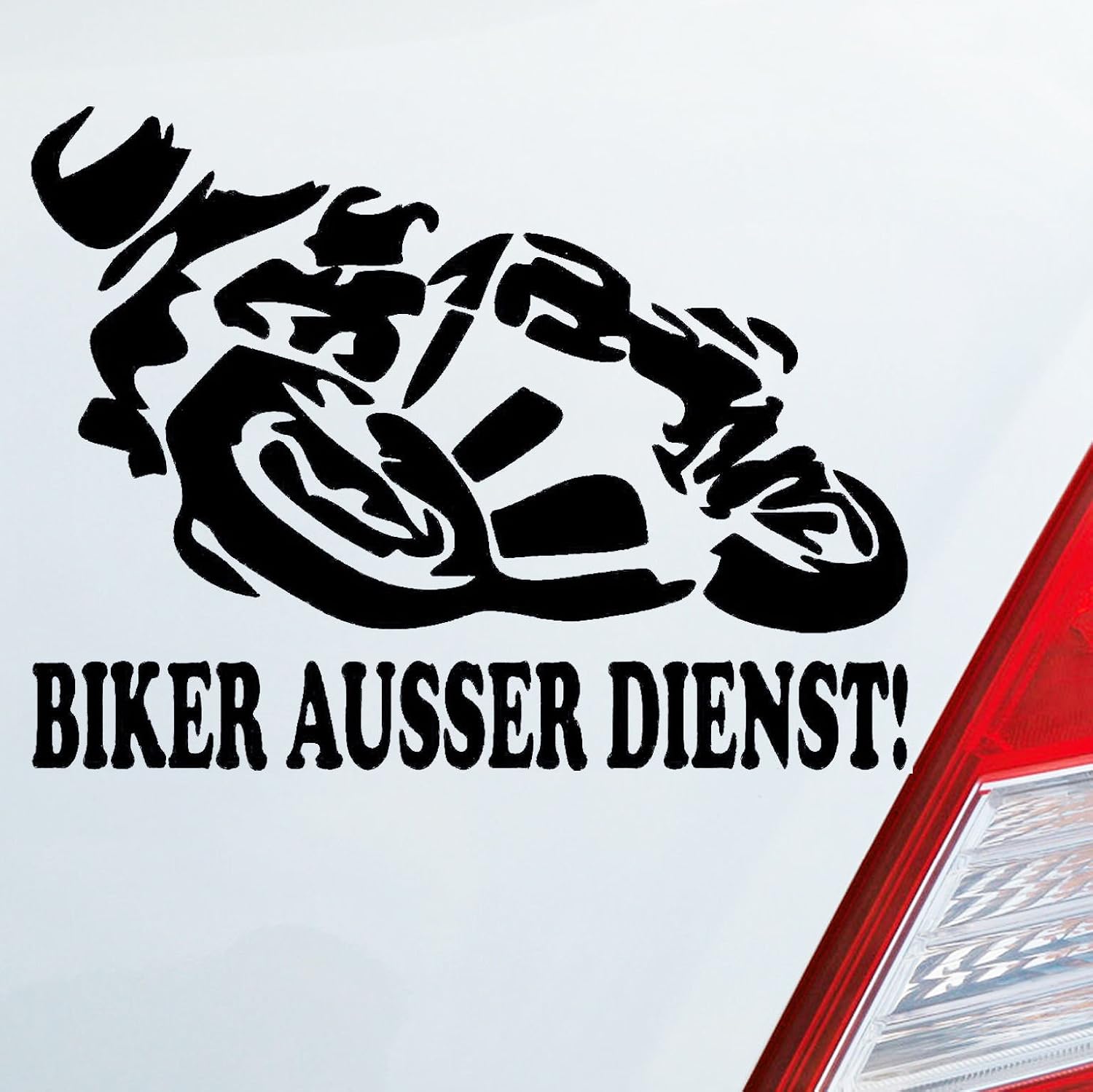 Biker Inside Aufkleber Vinyl Sticker Personalisiert Auto