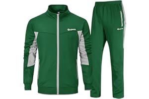 YSENTO Men's Tracksuits Outfits Set 2 Piece Jogging Suits Warm Up Sweatsuits Sweat Track Suits Sets