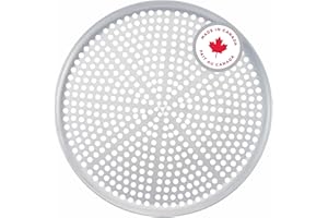 Norjac Restaurant-Grade| Non-Stick 18-Inch Perforated Aluminum Pizza Pan, 2 Pack | Heavy-Duty Rust-Proof Oven Tray
