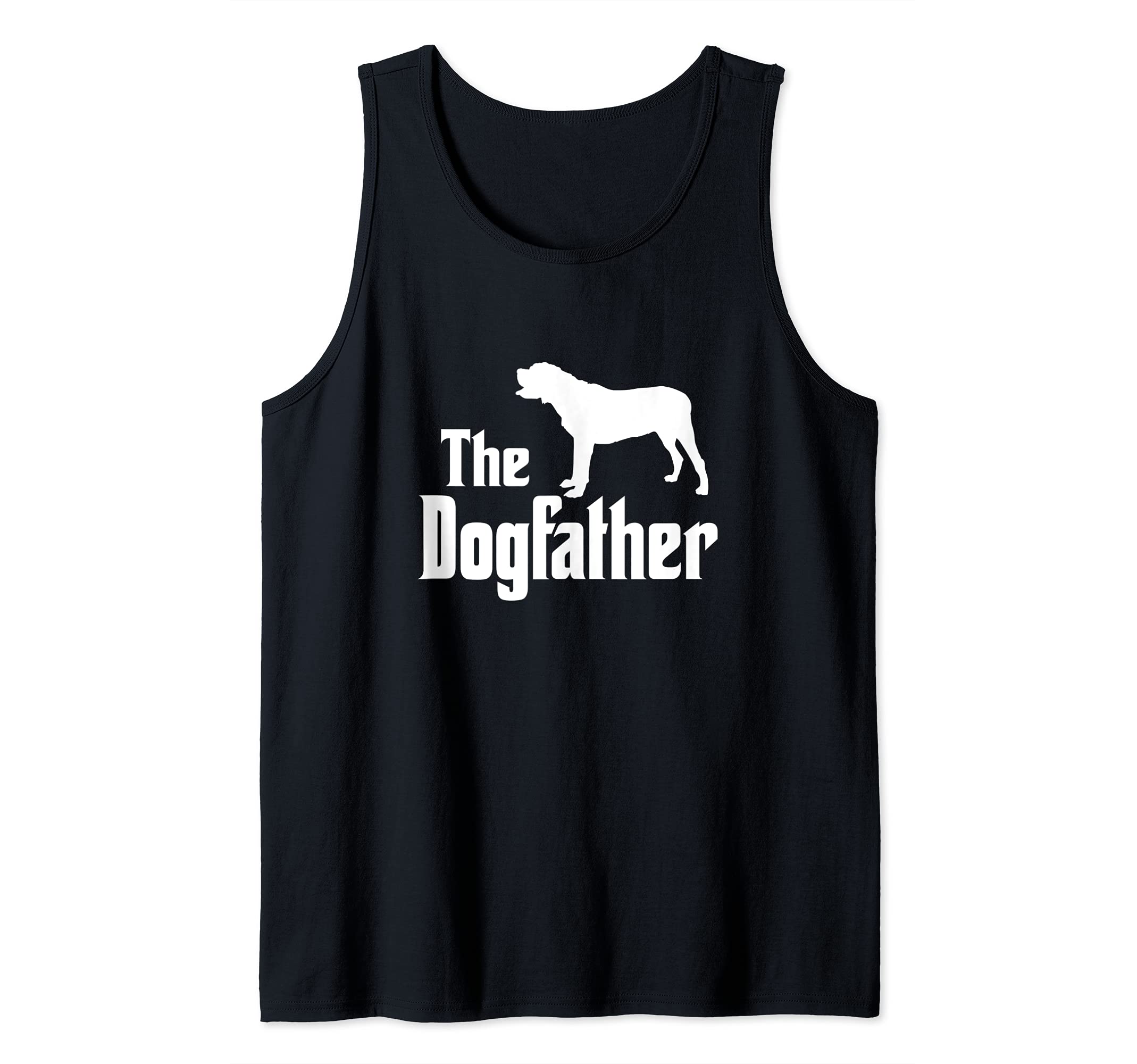 The Dogfather - funny dog gift, funny Mastiff Tank Top