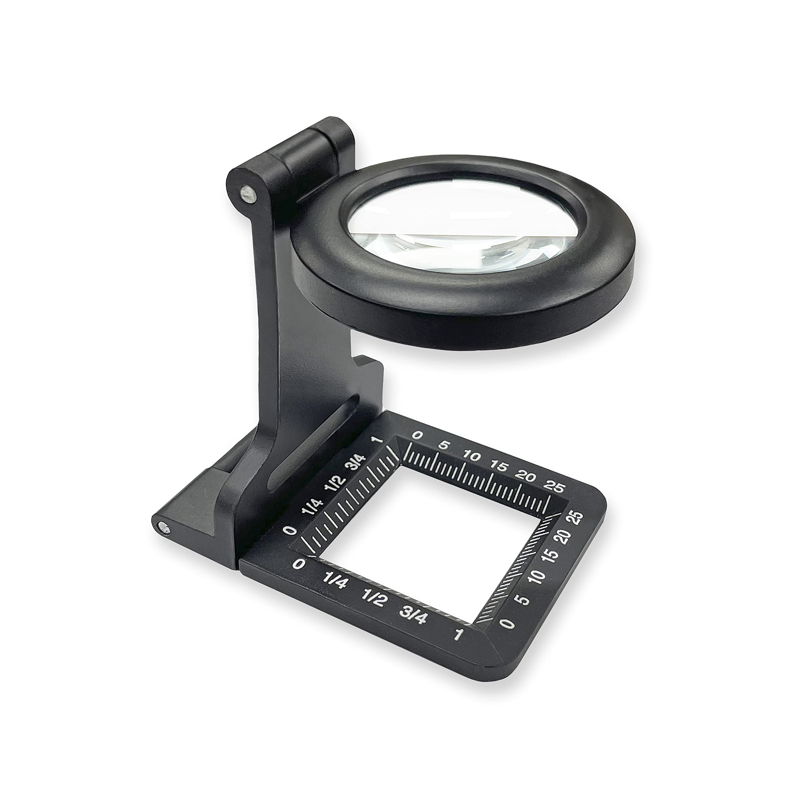 Carson 5x30 LinenTest Metal Folding Loupe Magnifier