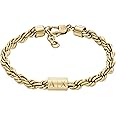 A|X Armani Exchange Stainless Steel Chain Bracelet for Men