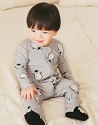 VAENAIT BABY Newbron Infant Boys Girls Solid Footie