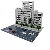 Mycity1:144, 1:100 Scale Urban Scene, Destroyed Buildings and Roads,Handmade Scene Layout (1/144)