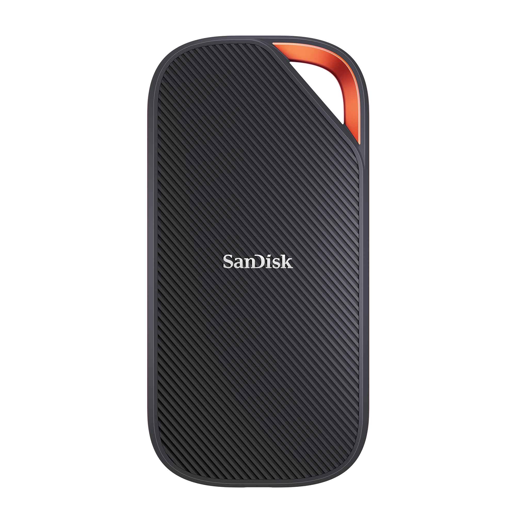 【Amazon.co.jp限定】SanDisk SSD 外付け 2TB USB4 読出最大3800MB/秒 防滴防塵 SDSSDE82-2T00-GH25 エクストリーム プロ ポータブルSSD V2 Win Mac PS5 エコパッケージ 5年保証商品画像