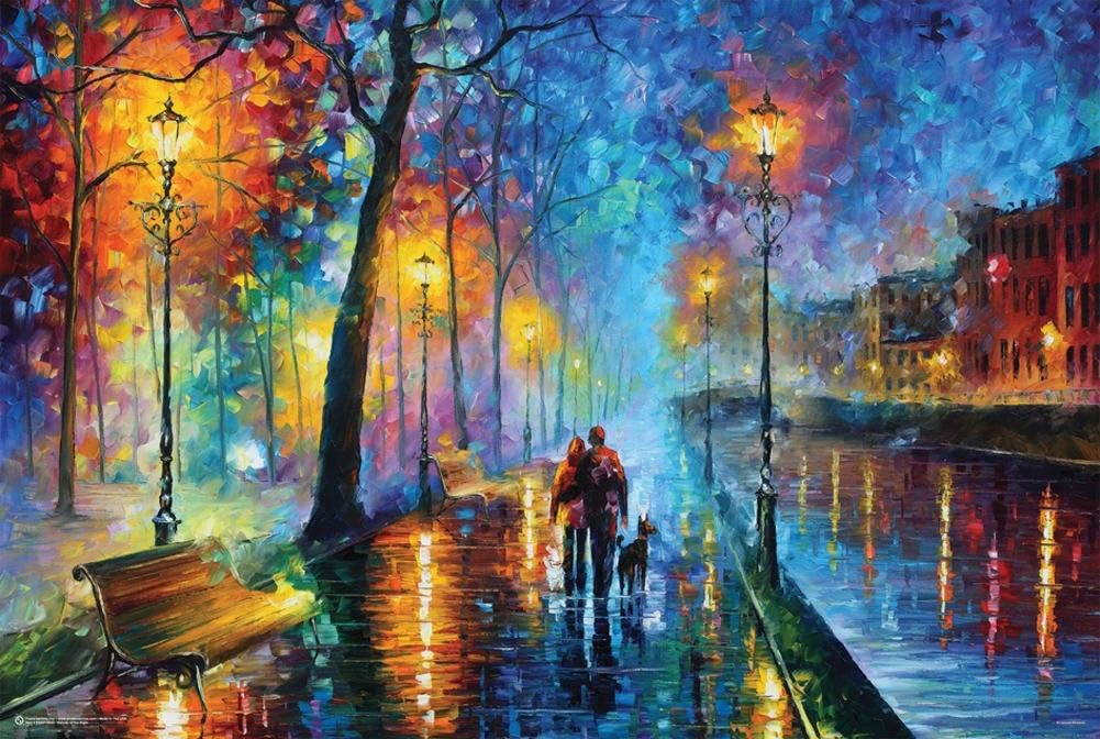 Melody of the Night by Leonid Afremov Cool Wall Decor Art Print Poster 90x60