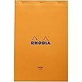 Rhodia Yellow Page Notepad, No19 A4+, Lined - Orange (19660C)