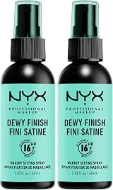 NYX Professional Setting Spray Dewy 60 ml Pack of 2 Long Lasting Lightweight view 1