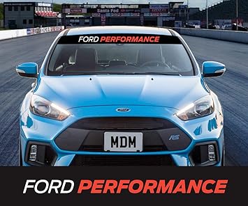 Ford Performance Sun Strip Sunstrip Windscreen Sticker Decal