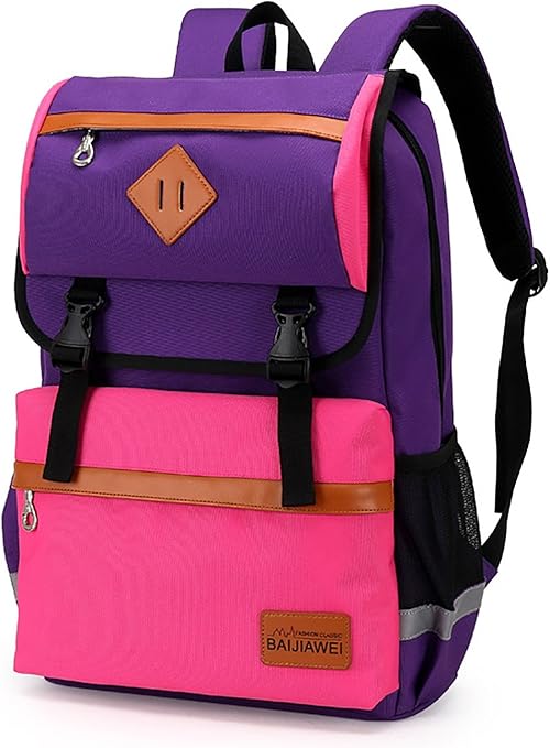 Amazon リュックサック キッズ 子ども ぶた鼻 軽い 丈夫 防水 大容量 カラフル リュック男 女 小学生 遠足 通学 旅行 ピンク ノーブランド品 リュックサック