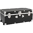 212 Main 30 in. Seward Explorer Trunk with Wheels & Lock Black