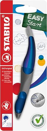 STABILO EASYoriginal Holograph Ergonomic Rollerball Right-Handed 1 Pack Blue