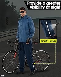 33,000ft Men's Rain Pants Waterproof, Windproof