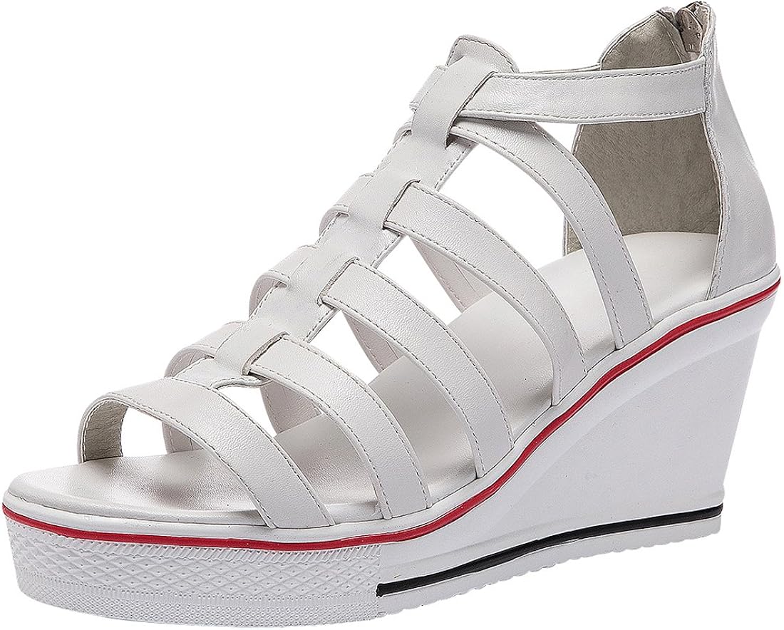 Kivors Women Girls Wedge Sandals Shoes Summer HighTop