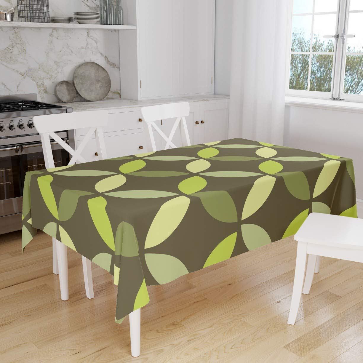 Bonamaison Kitchen Decoration, Tablecloth, 140cm x 160cm - Designed and Manufactured in Turkey