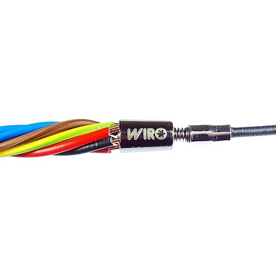 Wiro Adapter mit M5 innengewinde für Einziehband, schnelle und einfache Lösung zum Einziehen von Leitungen und Kabeln, kompat