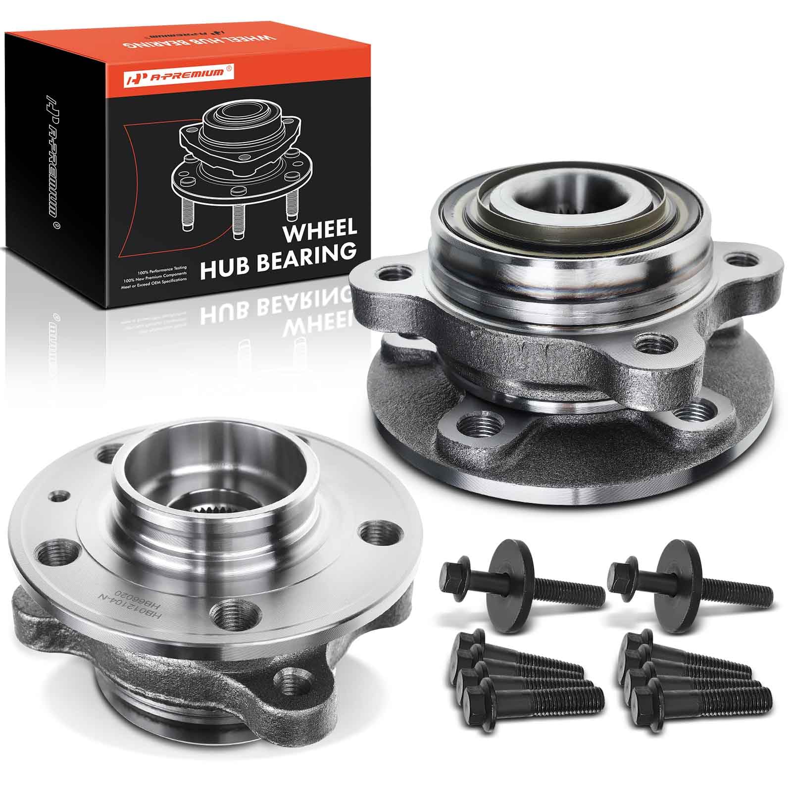 Photo 1 of A-Premium 2 x Front Wheel Bearing and Hub Assembly Compatible with Volvo XC90 2007-2014