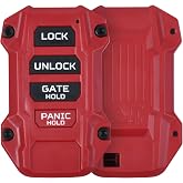 AJT DESIGN Replacement Key Fob Compatible with Toyota Tacoma (2024+), Tundra (2022+), 4Runner (2025+) &amp; Sequoia (2023+) | Custom Made in USA | Injection Molded Rugged Case - Red