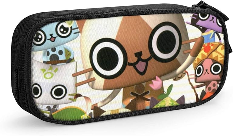 Amazon アイルー1 ペンケース 筆箱 男の子 筆箱 大容量 女の子 ペンポーチ 女子 シンプル おとなオシャレ 袋 おしゃれ 筆入れ 小物入れ ポーチ 文房具 収納 文房具 オフィス用品 文房具 オフィス用品