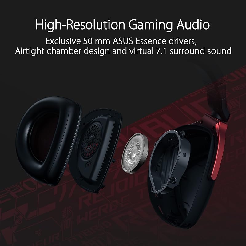 ROG Delta S CORE, Cuffie da Gaming Cablate, Nere