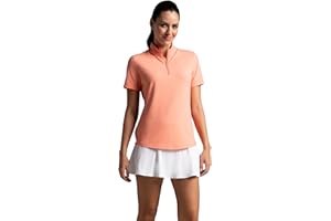 IBKUL Athleisure Wear Sun Protective UPF 50+ Icefil Cooling-Short Sleeve Mock Neck-87000