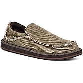Sanuk Mens Chiba Loafers for Men | Mens Shoes | Slip On Shoes for Men | Men's Slip-on Loafers | Comfort Foam Footbed