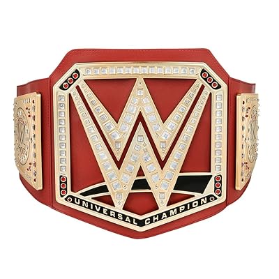 WWE Authentic Wear Universal Championship Toy Title Belt 2017 Gold