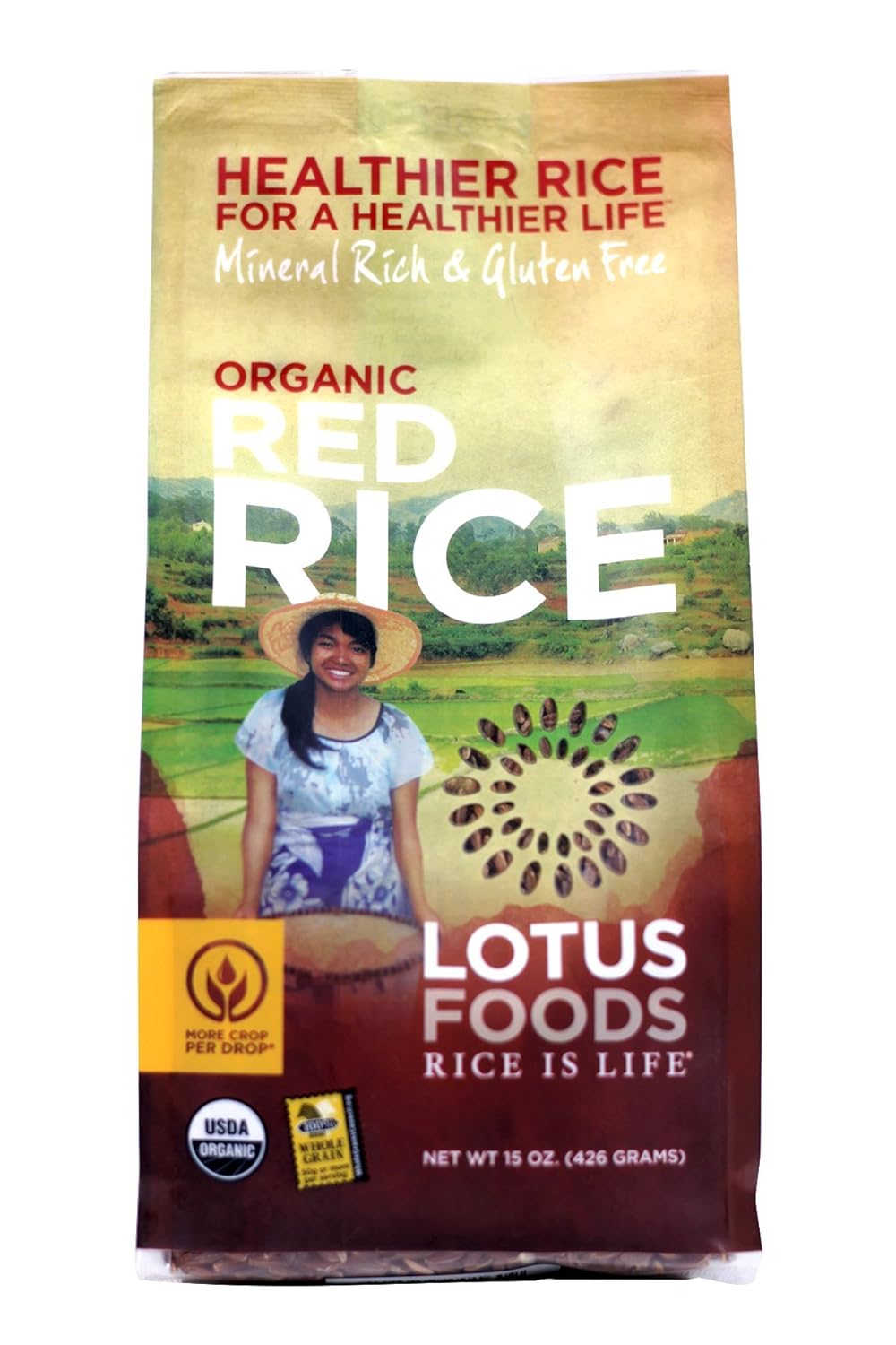 Lotus Foods, Bhutanese Red Rice, 15 oz (426 g) Amazon.co.uk Grocery