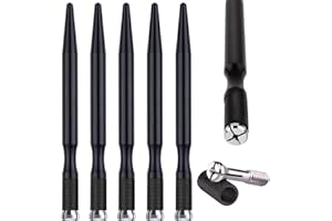 Microblading Pens 5 Piece Light Manual Tattoo Eyebrow Pens For Permanent Makeup Supplies Durable Aluminum Pen With Lock-Pin T