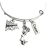 Cheerleader Mom Bracelet Gift for Women, Cheer Mom Jewelry