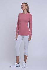 TCA Super Thermal Top Women Dusty Rose L Ski Base Layer Warmers view 5