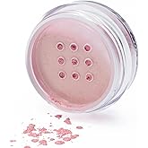 Pure Ziva Pink Mocha Loose Eyeshadow Powder Pigment, Single Glitter Mineral Dust Jar Pot, Talc & Paraben Free, No Animal Testing & Cruelty Free