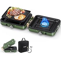 Amazon.com: OGERY 2-Burner Foldable Camping Stove with