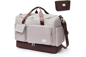BEULPTN Small Gym Bag for Women, Travel Duffle Bag Carry On Weekender Bag with Shoe Compartment
