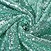 Trlyc Mint Sequin Tablecloth - 60x105inch Glitter Tablecloth Rectangle Party Wedding Christmas Table Cloth