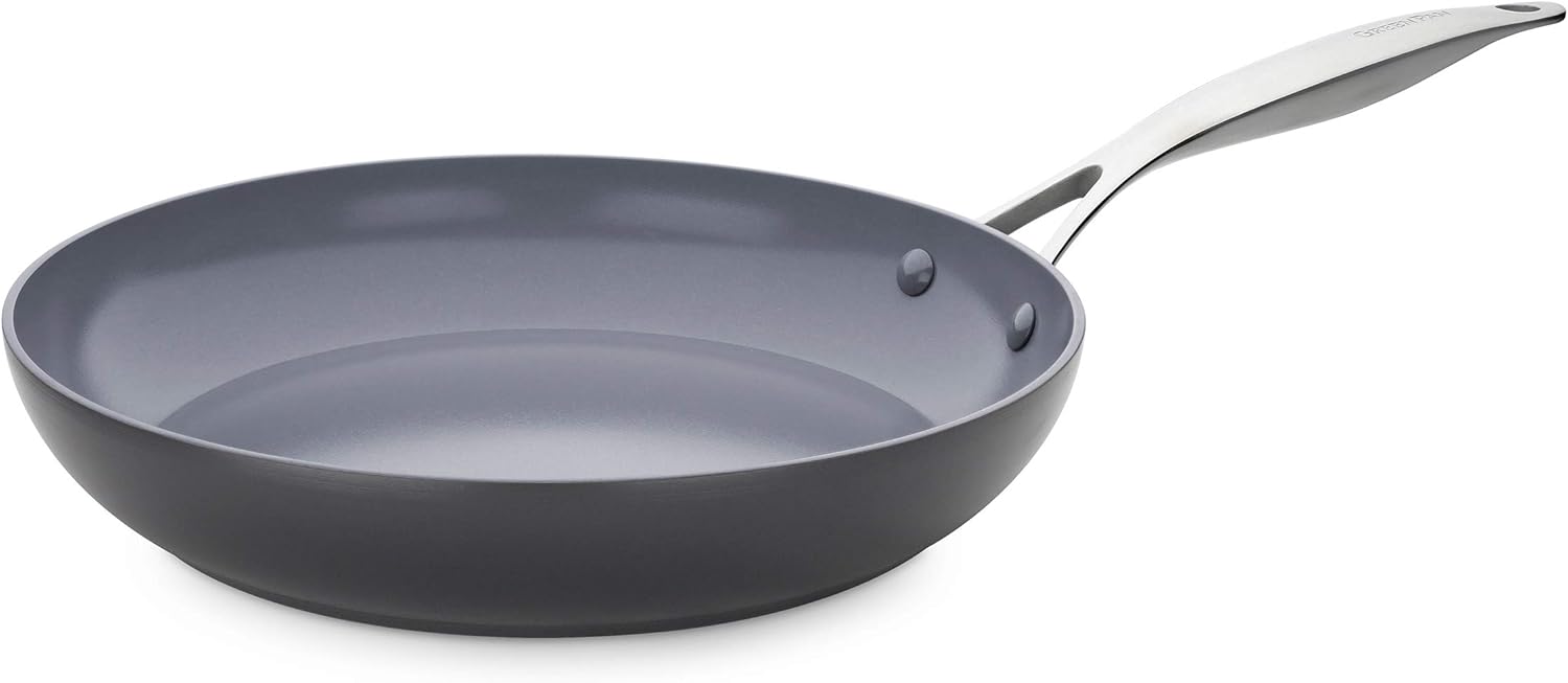 GreenPan Valencia Pro Hard Anodized Induction Safe Healthy Ceramic Nonstick, Frying Pan, 11