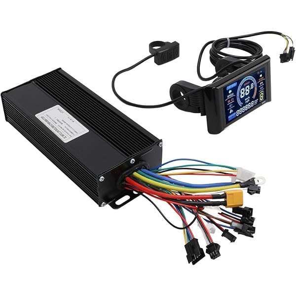 120A Brushless ESC Speed Controller For 1/8 RC Car Bnineteenteam 120A Brushless ESC For 1/8 RC Cars | T Plug Electric Speed Controller With Cooling Fan 1/8 Scale RC Car ESC