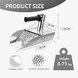 DR.ÖTEK Stainless Steel Sand Scoop Shovel for Metal Detecting Beach Treasure view 6