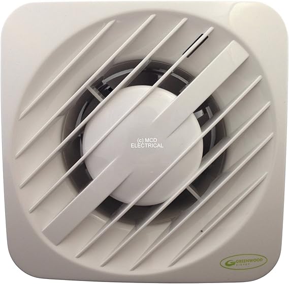 Greenwood Airvac AXS100 Bathroom / Toilet Extractor Fan 100mm / 4 Inch