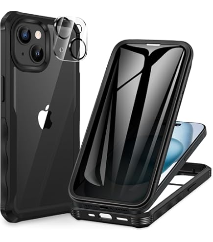 Amazon.com: Magnetic Titanium for iPhone 15 Plus Privacy Case