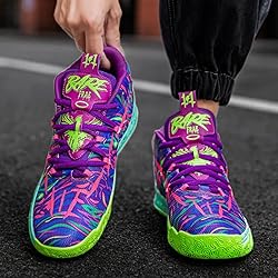 Wqsugnt Mens Multicolor High Top Basketball Shoes