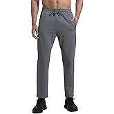 AbleTree Cotton Fleece Sweatpants for Men 28-29" Inseam Short Length Stretch Athletic Warm Pants for Casual Lounge