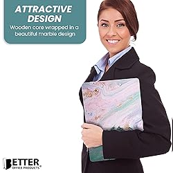 Better Office Products Fashion Clipboard, Marble